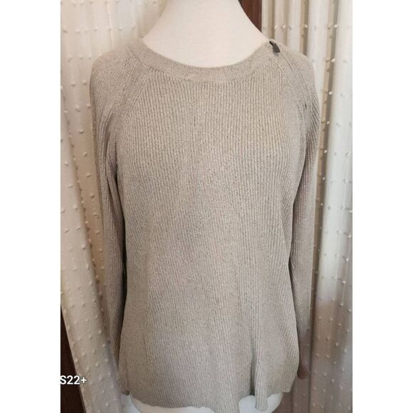 S41 Liz Claiborne sweater with shoulder zip - Picture 1 of 7